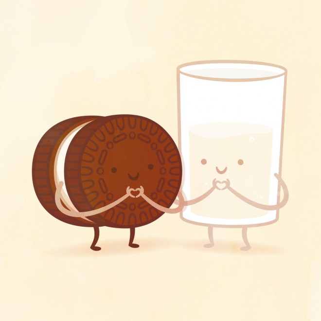 Kekse und Milch – eine Kombination, der kaum jemand widerstehen kann.