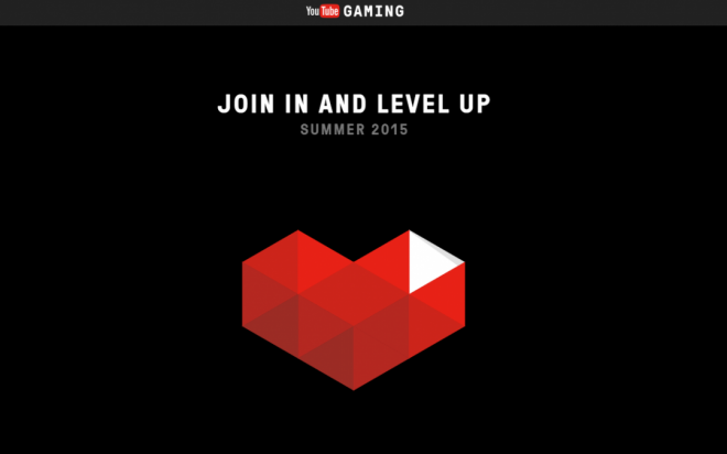 YouTube Gaming is aangekondigd voor de zomer van 2015.