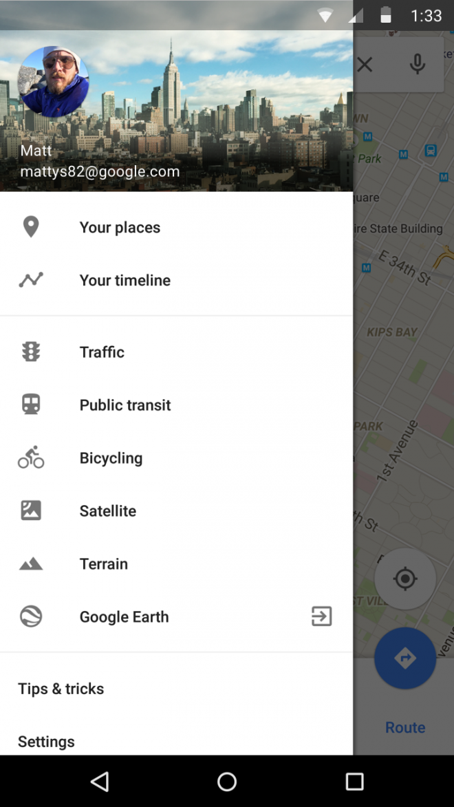 Com o Google Maps, agora você também pode reviver memórias de andanças passadas.