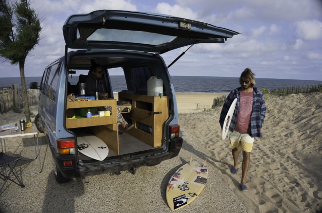 En surfebil kan være en ekte liten leilighet.