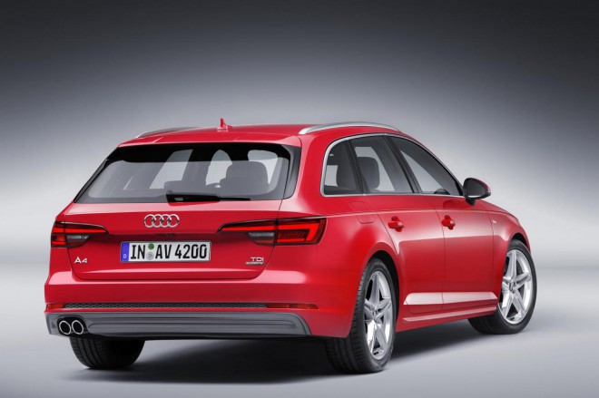 The new Audi A4 has a slightly larger trunk and more legroom for passengers.