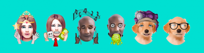 La aplicación Emojiface te permite transformarte en una imagen sonriente.