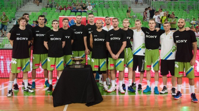 Will the Slovenian national team bring home the trophy for the EuroBasket winner?