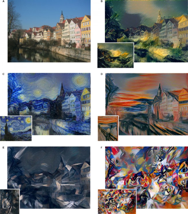 An algorithm that can paint like famous painters.