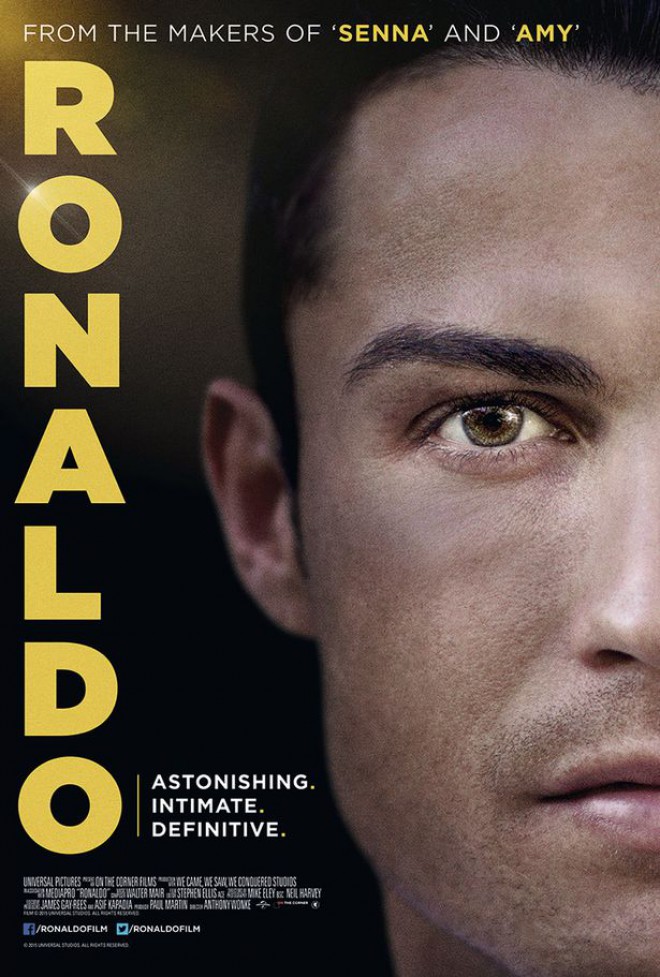 Poster per un documentario su Ronaldo.