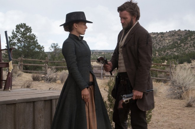 Natalie Portman and Joel Edgerton in Jane Got a Gun.