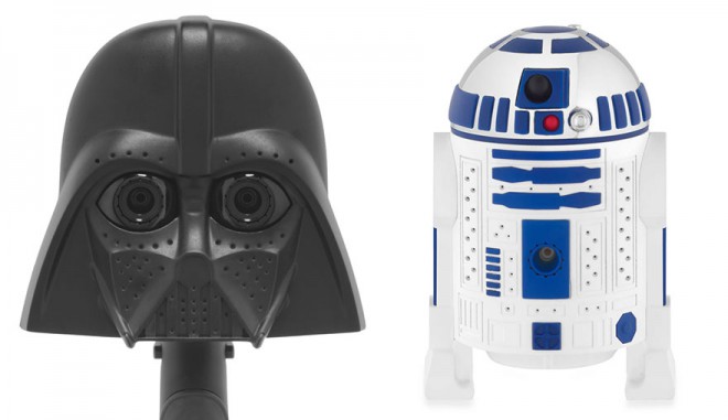 Darth Vader und R2-D2 Duschgriffe.