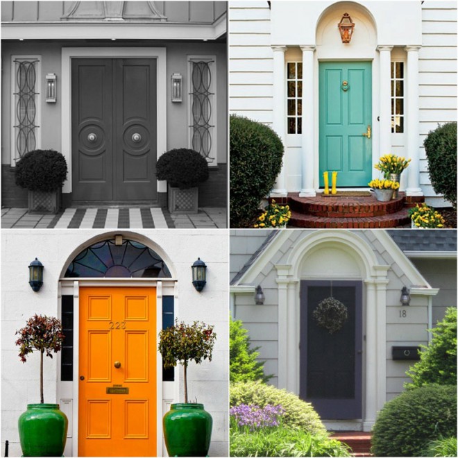 Inspiration for colorful doors