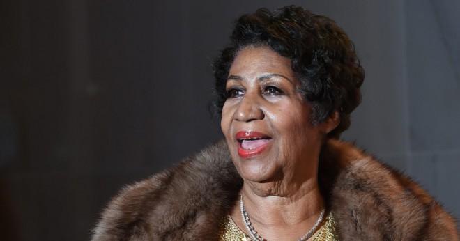 Aretha Franklin at the 38th Kennedy Awards.