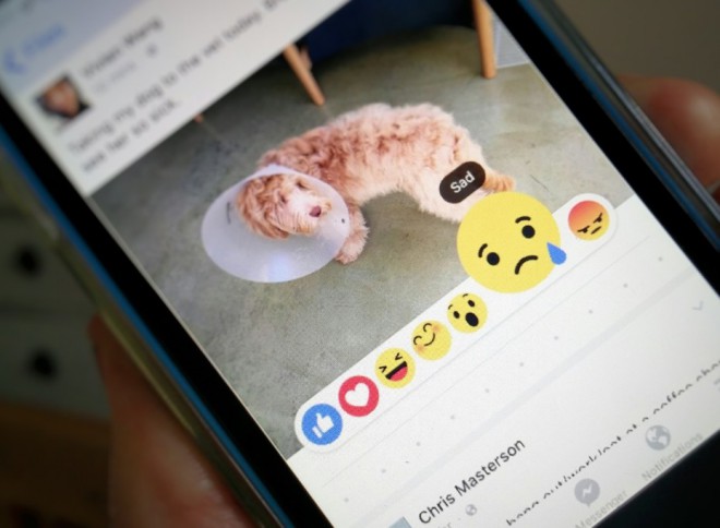 Facebook uvaja čustvene simbole za vse.