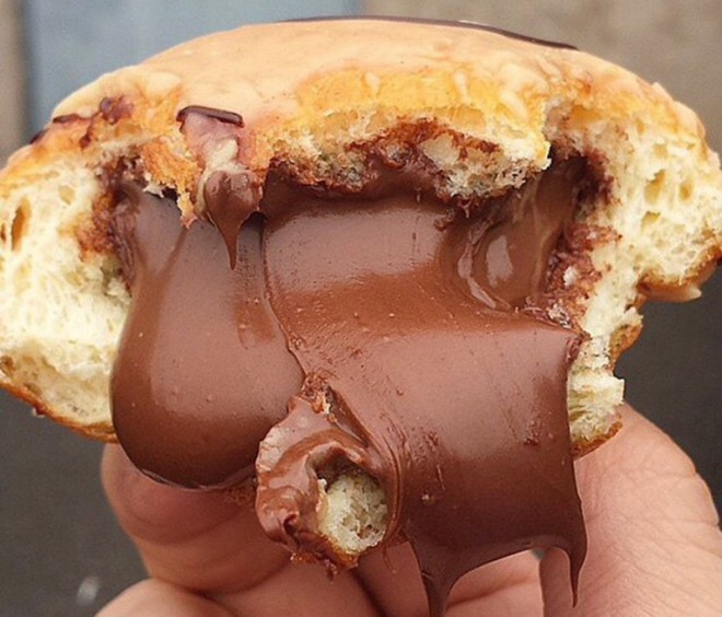 Wer kann einem Donut mit Nutella widerstehen?