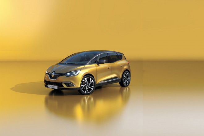 Uusi Renault Scenic esitellään Geneven autonäyttelyssä maaliskuussa.