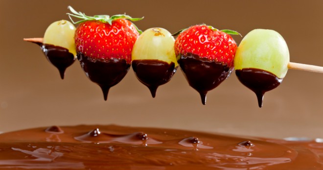 Rozkoszuj się czekoladowym fondue.