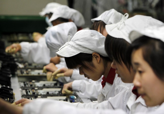 The iPhone gives bread to many Chinese workers.