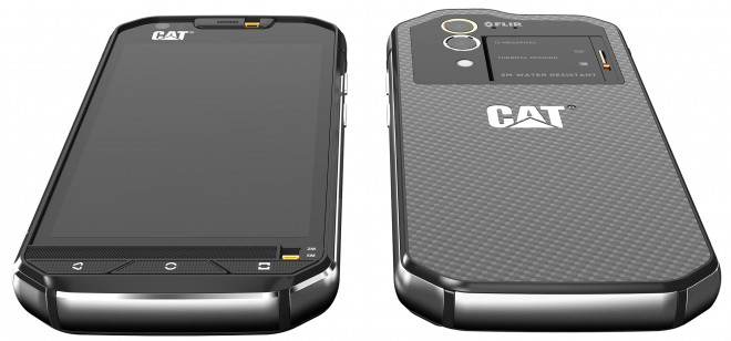 El teléfono inteligente Caterpillar S60 es el primer teléfono inteligente con una cámara térmica.