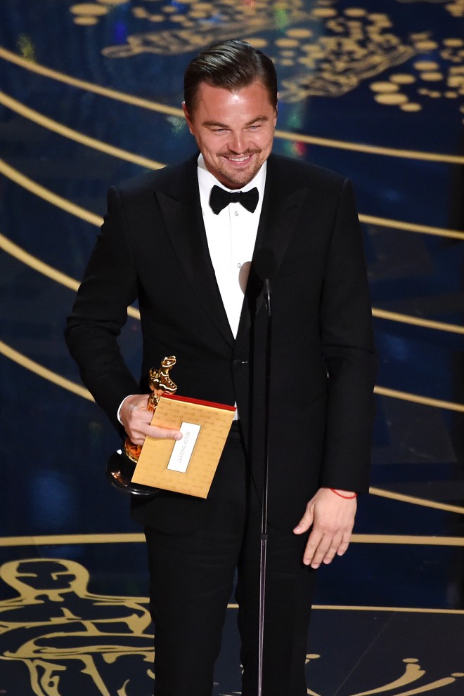 Leonardo DiCaprio finally won his first Oscar.