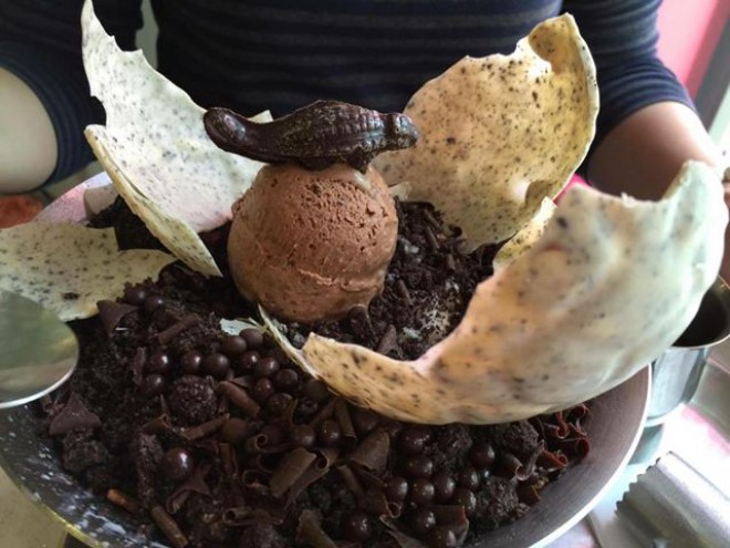 Chokoladedinosaurægget er ikke kun en attraktion, men også en kulinarisk ekstravagance.