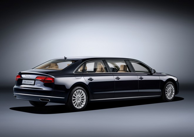 The presidential version of the Audi A8 L.