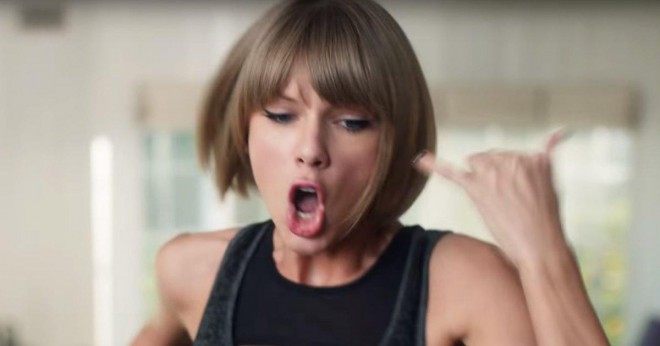 Taylor Swift i Apples Apple Music-annons.