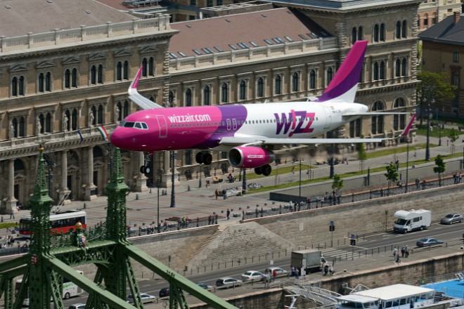 Vol WizzAir dangereusement bas au-dessus de Budapest.