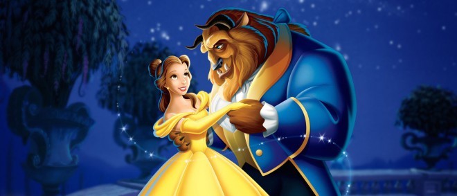 La Bella y la Bestia tal como la conocemos por la versión animada de Disney.