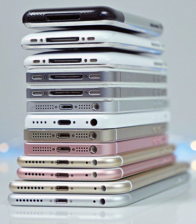 iPhone družina je vse večja in večja.