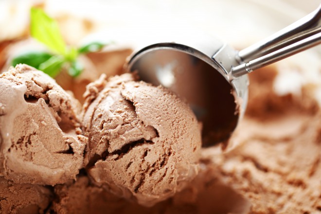 O sorvete também pode ser uma refeição saudável.