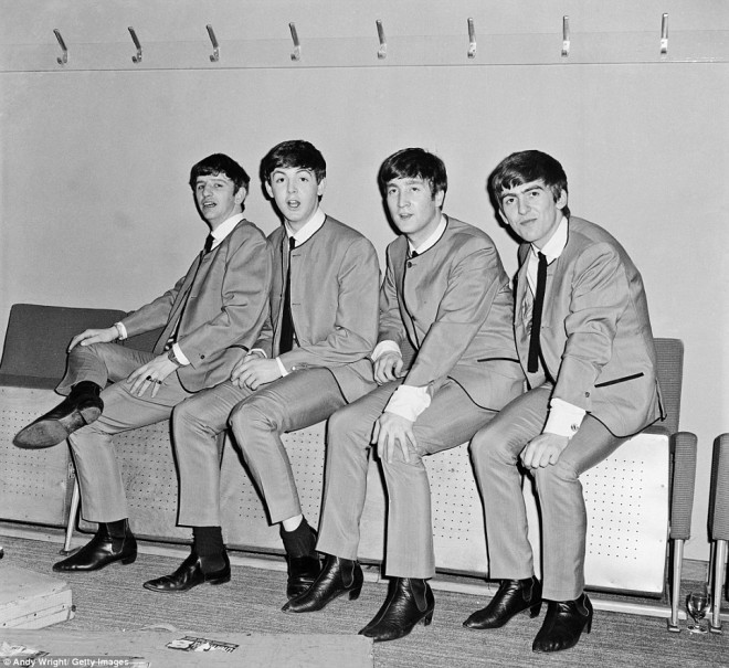 Die Beatles im Jahr 1964.