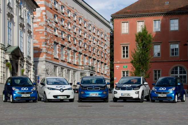 Flota električnih vozil - pozdravlja Ljubljančane
