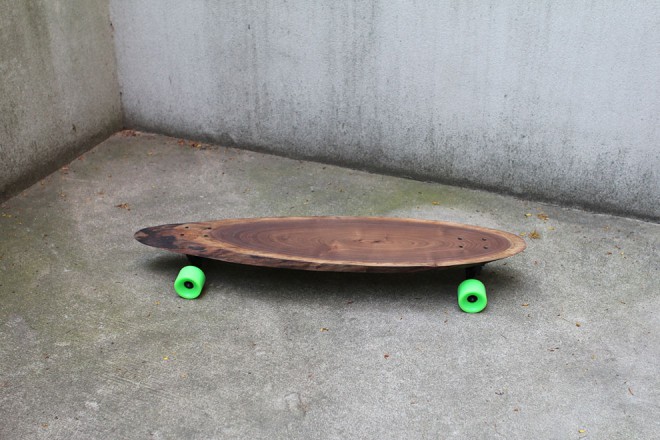 A slightly different longboard.
