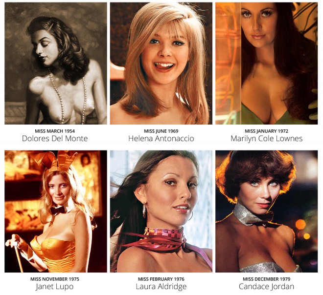 This is what the six Playboy models used to look like. Would you still recognize them today?