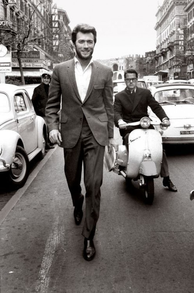 Handsome, talented and coordinated Clint Eastwood…