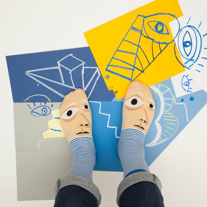 ChattyFeet künstlerisch inspirierte Socken.