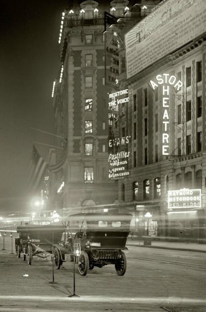 Das Foto des berüchtigten Times Square in New York wurde 1911 aufgenommen.