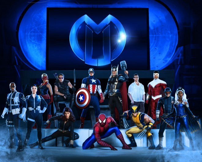 El elenco de Marvel Universe Live!