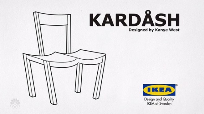 Wenn Kanye West Möbel für Ikea entworfen hat.