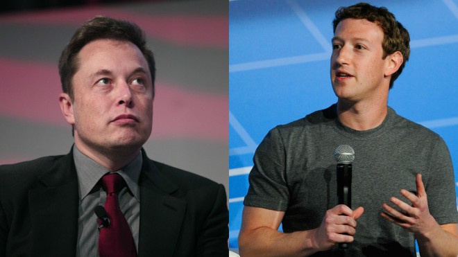 Mark Zuckerberg og Elon Musk kigger sidelæns i disse dage.