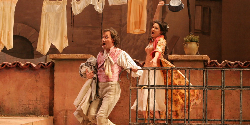 The opera was written by the Italian composer Gaetano Donizetti.