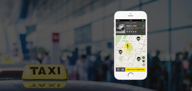 Aplikacija Hopin taxi