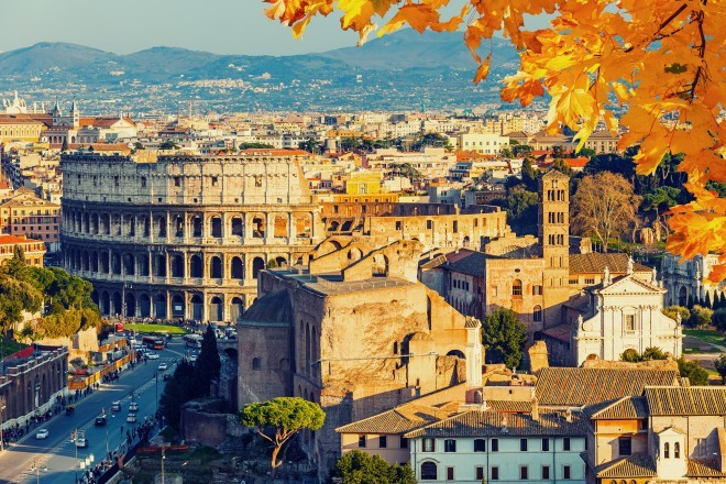 Rome in autumn.