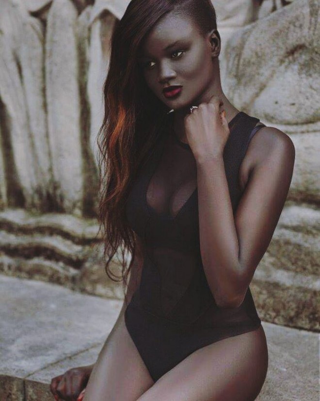 Khoudia Diop é a rainha da melanina.