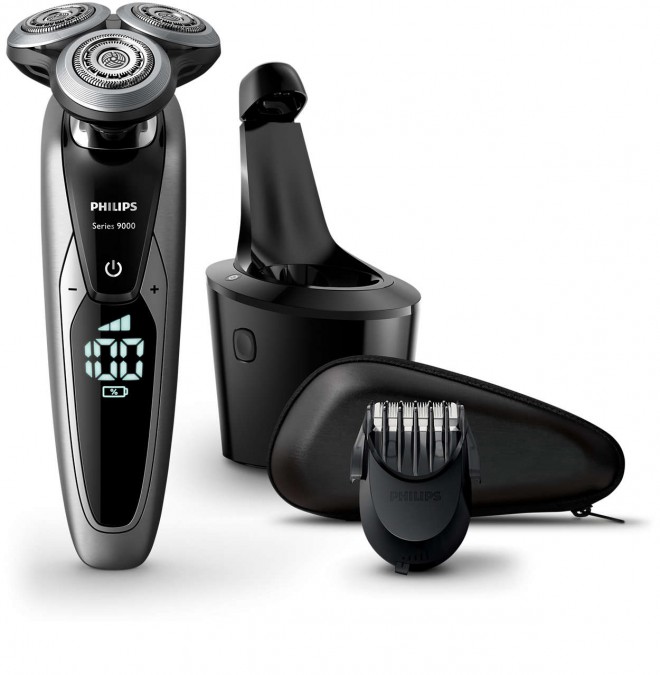 Electric shaver for wet and dry shaving Philips series 9000