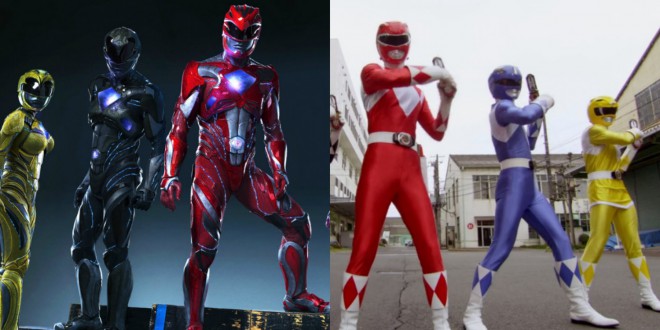 De Power Rangers hebben nieuwe kostuums gekregen.