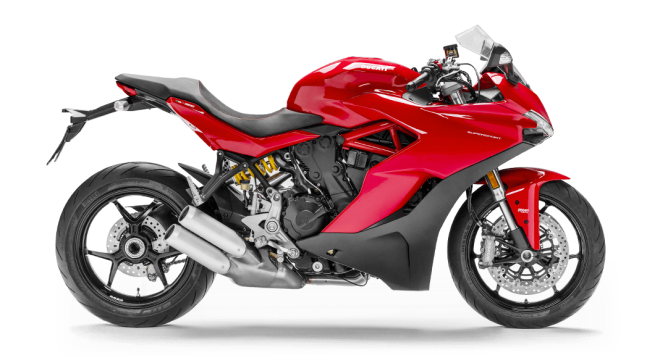 Ducati Supersport – in Rot.