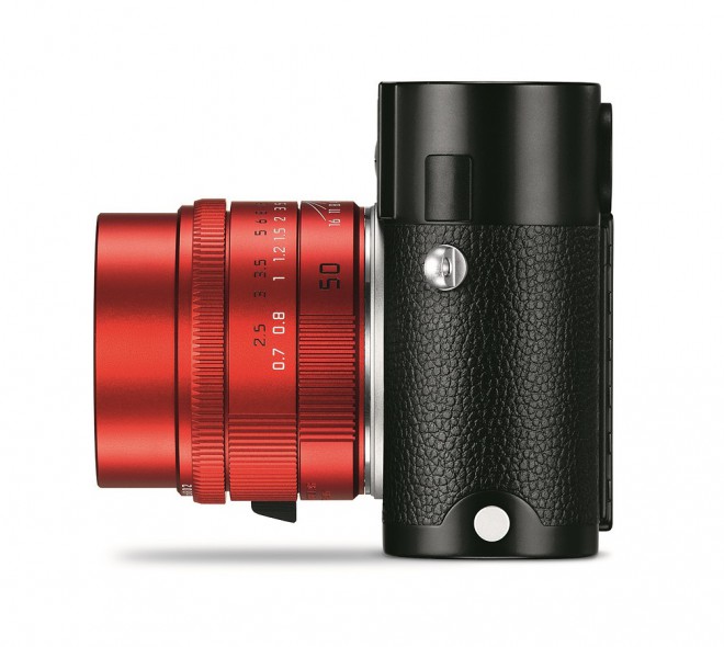 Det fatalt forførende Leica Red Summicron 50 mm objektiv.
