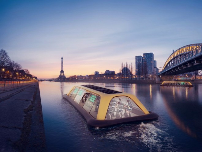 You may soon be able to ride a bike on the Seine.