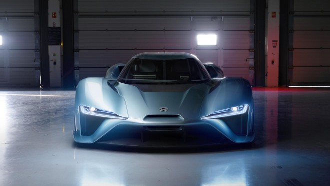 The Nio EP9 has an exceptional electric range and an exceptional charging speed.