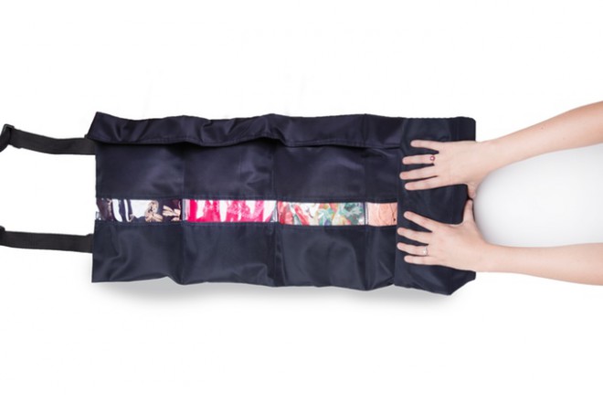 Hang and roll is an excellent solution for optimizing space in luggage