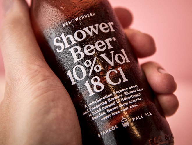 Beer for the shower.