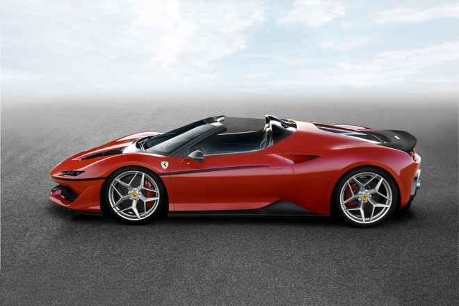 The Ferrari J50 is based on the 488 Spider.